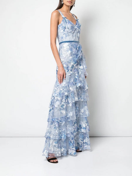 Tulle Tiered Gown | Shop Marchesa Notte